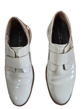 Women Cole Haan White & Beige GrandEvølution Loafers Size 9B